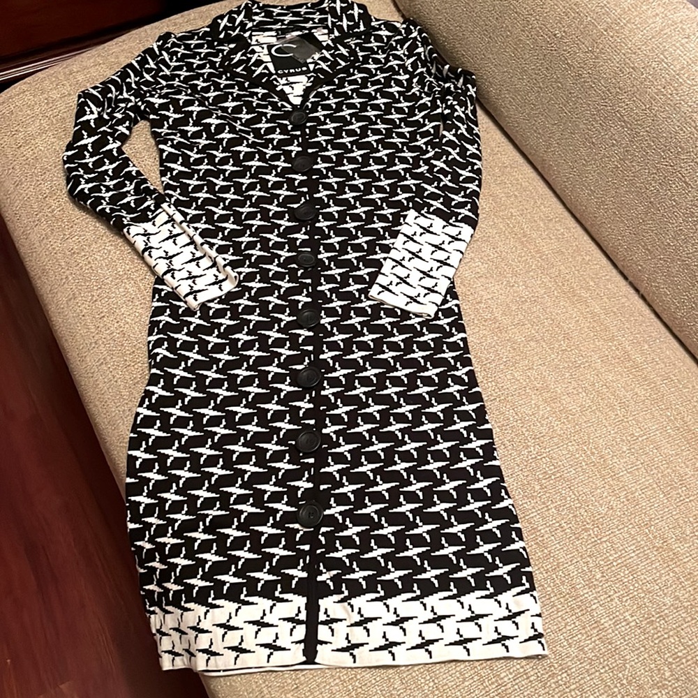 Cyrus long button down sweater